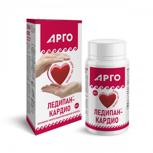 Купить Витаминно-минеральный обогащенный комплекс Ледипан-кардио, капсулы, 60 шт  г. Калининград  