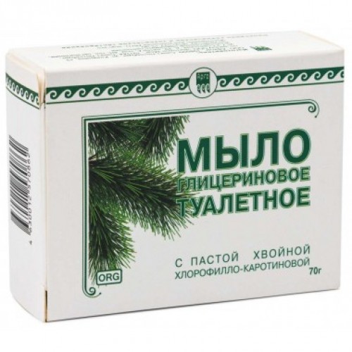 Купить Мыло туалетное глицериновое Фитолон с пастой хвойной хлорофилло-каротиновой  г. Калининград  