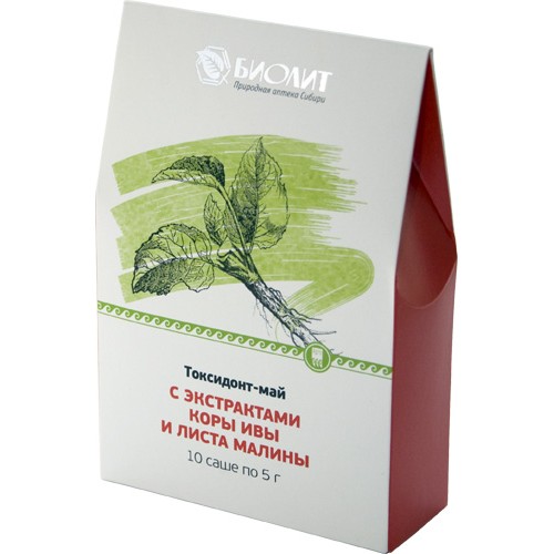 Токсидонт-май с экстрактами коры ивы и листа малины  г. Калининград  