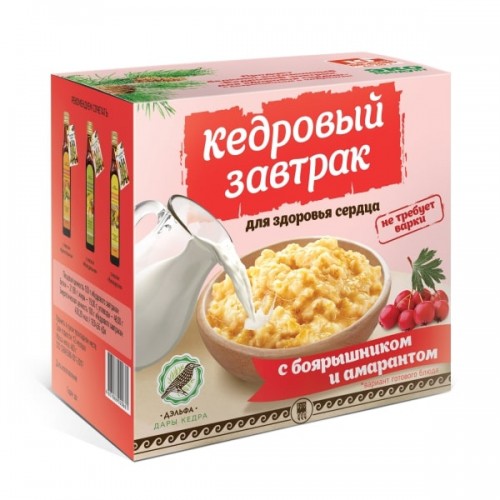 Купить Завтрак кедровый для здоровья сердца с боярышником и амарантом  г. Калининград  